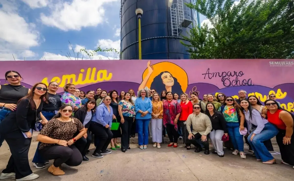 El mural busca reconocer el legado artístico y social de la cantante sinaloense.