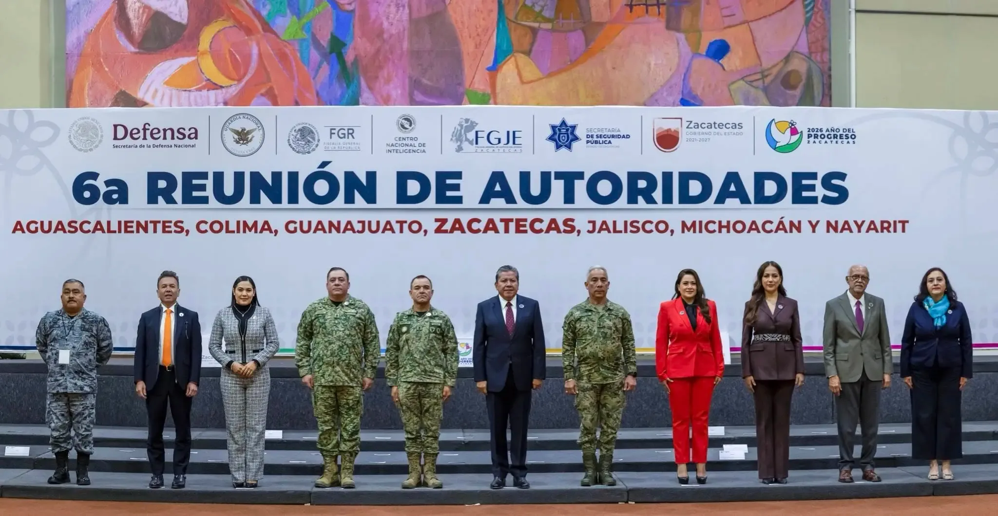 Gobernadores discuten estrategias de seguridad en reunión regional en Zacatecas.