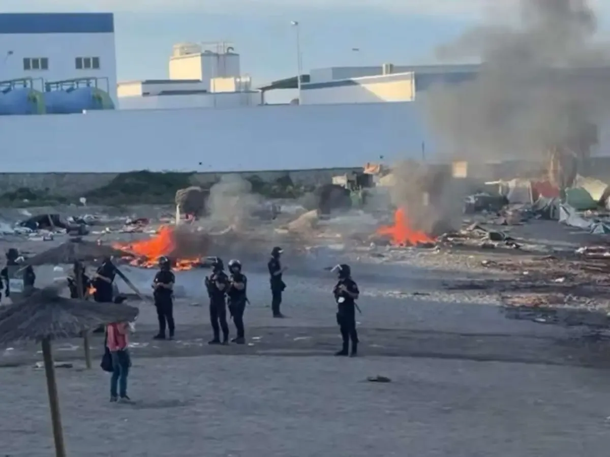 La situación en la playa del Trampolín desata protestas y tensiones en Ceuta.