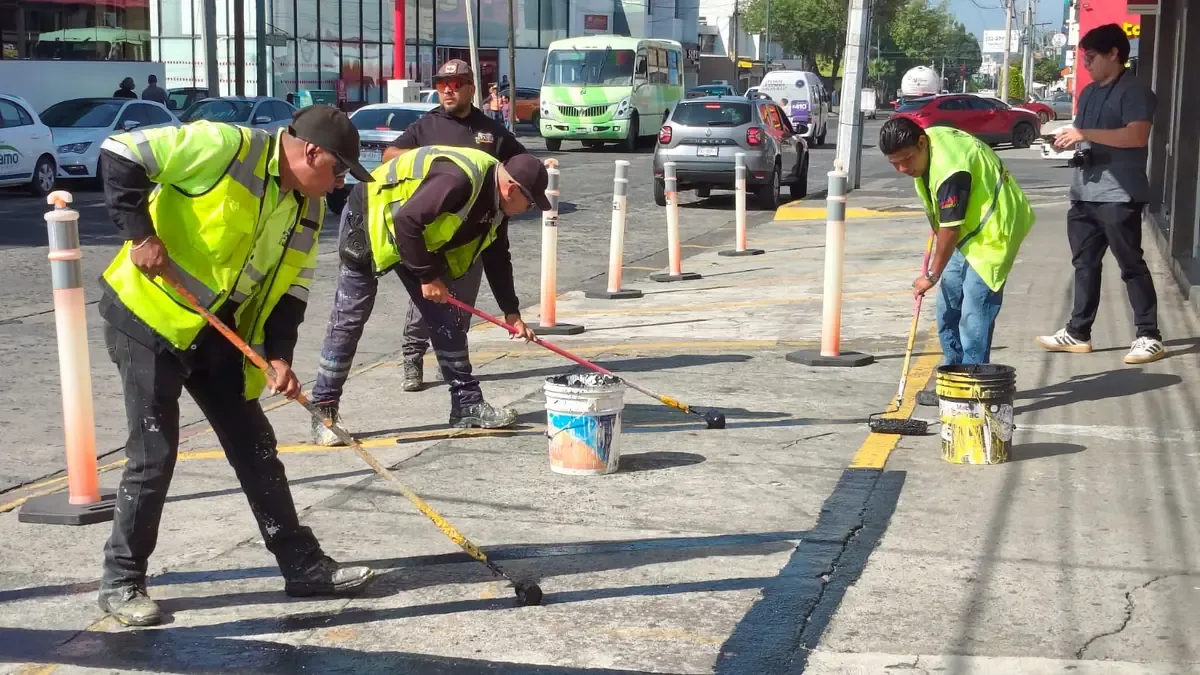 Las acciones buscan garantizar un tránsito seguro para los peatones en la ciudad de Morelia.