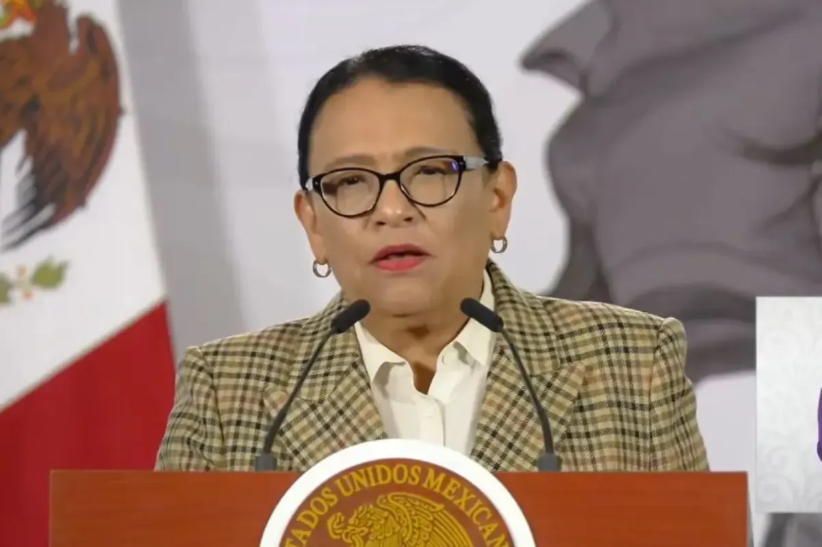 Rosa Icela Rodríguez responde a cuestionamientos sobre la captura de Ismael "Mayo" Zambada y su vinculación con el FBI.