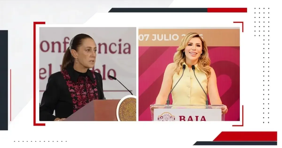 Claudia Sheinbaum asegura que no hay evidencia de información sensible en los audios de la gobernadora de Baja California.