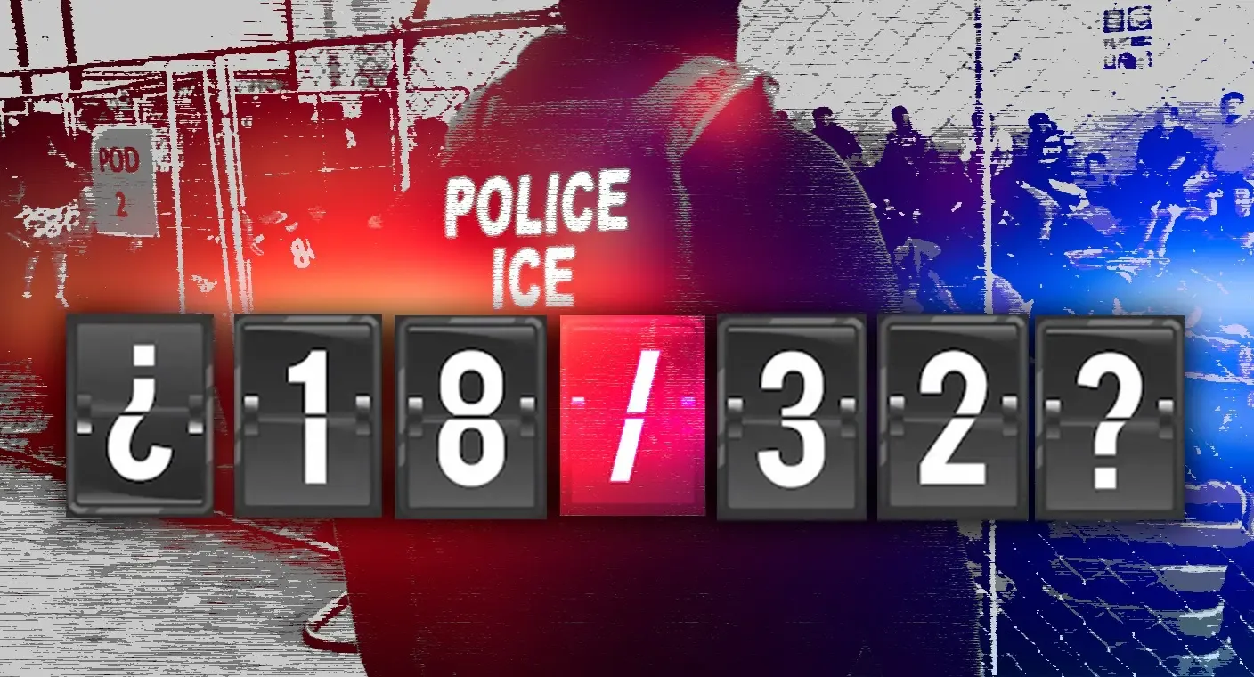 Gráfico que ilustra la discrepancia en el conteo de muertes bajo custodia de ICE.