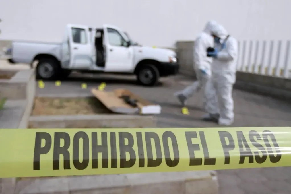 Gráfico que ilustra la disminución de homicidios dolosos en Querétaro.
