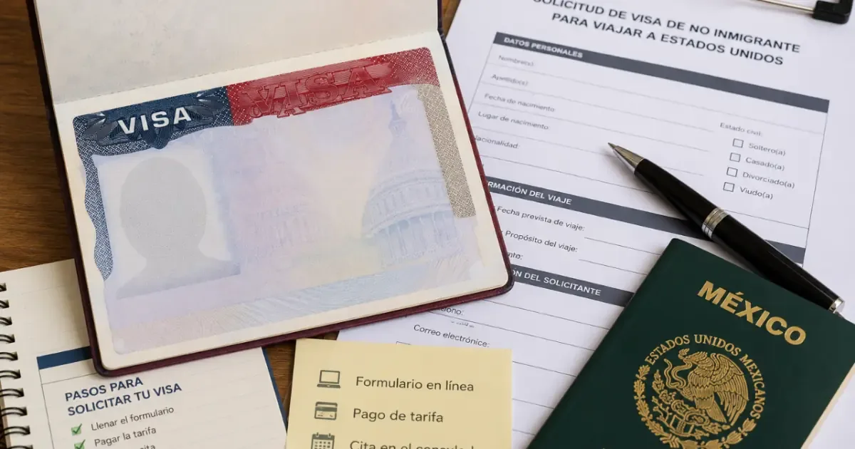 Sigue estos pasos esenciales para obtener tu visa y viajar a Estados Unidos.