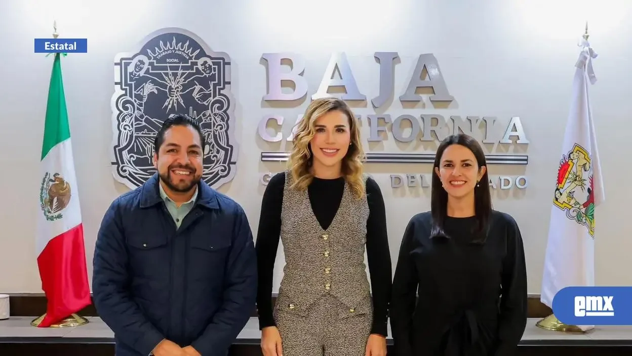 Guadalupe Cuéllar Escoto durante su nombramiento como Directora del INDIVI en Baja California.