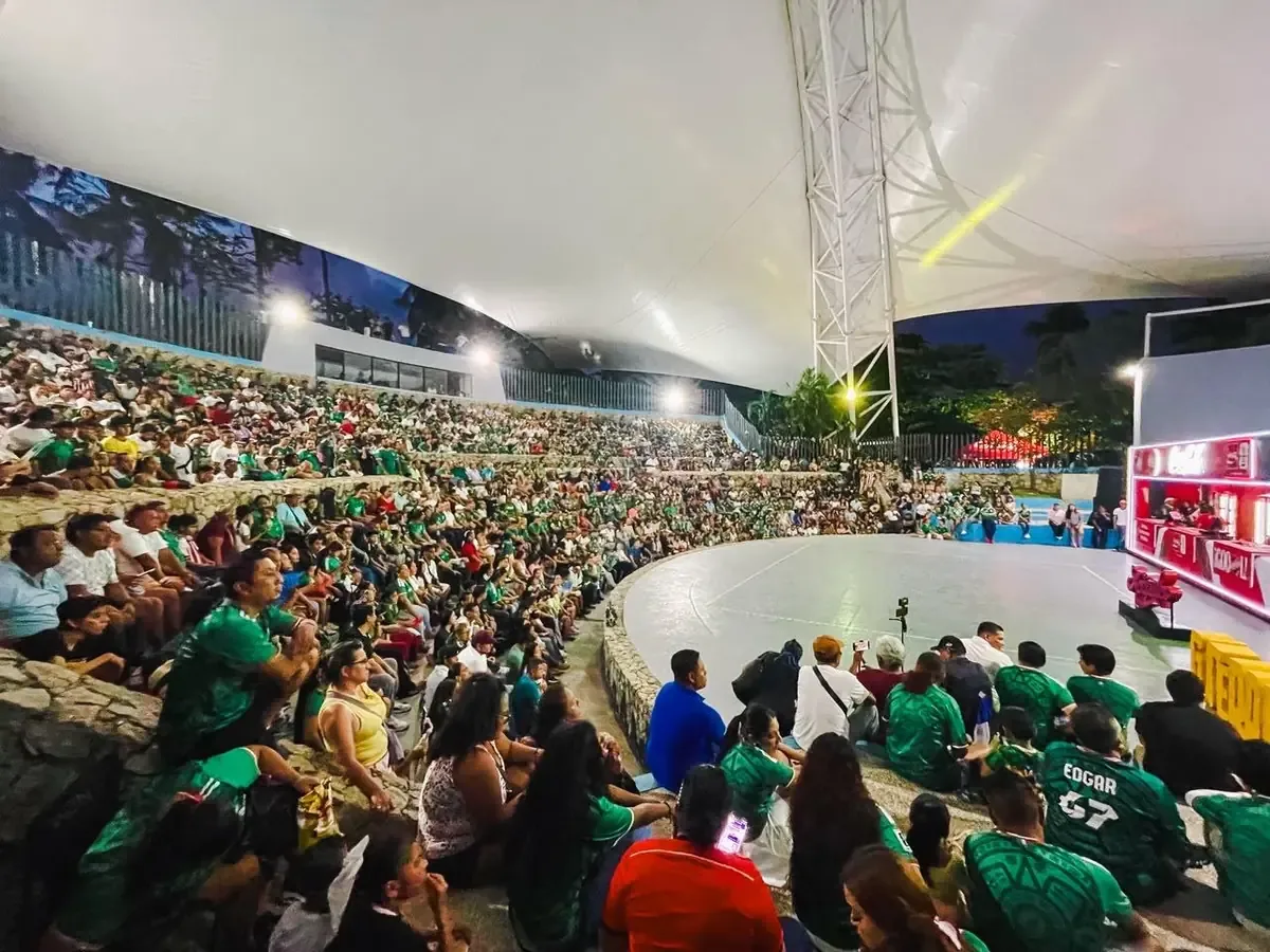 La Secretaría de Turismo invita a disfrutar de los partidos en pantalla gigante en diversos destinos turísticos del estado.