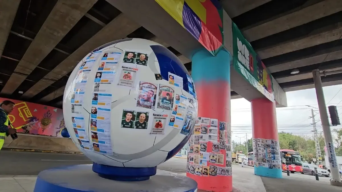 El colectivo busca visibilizar la problemática de desaparecidos en el contexto del Mundial.