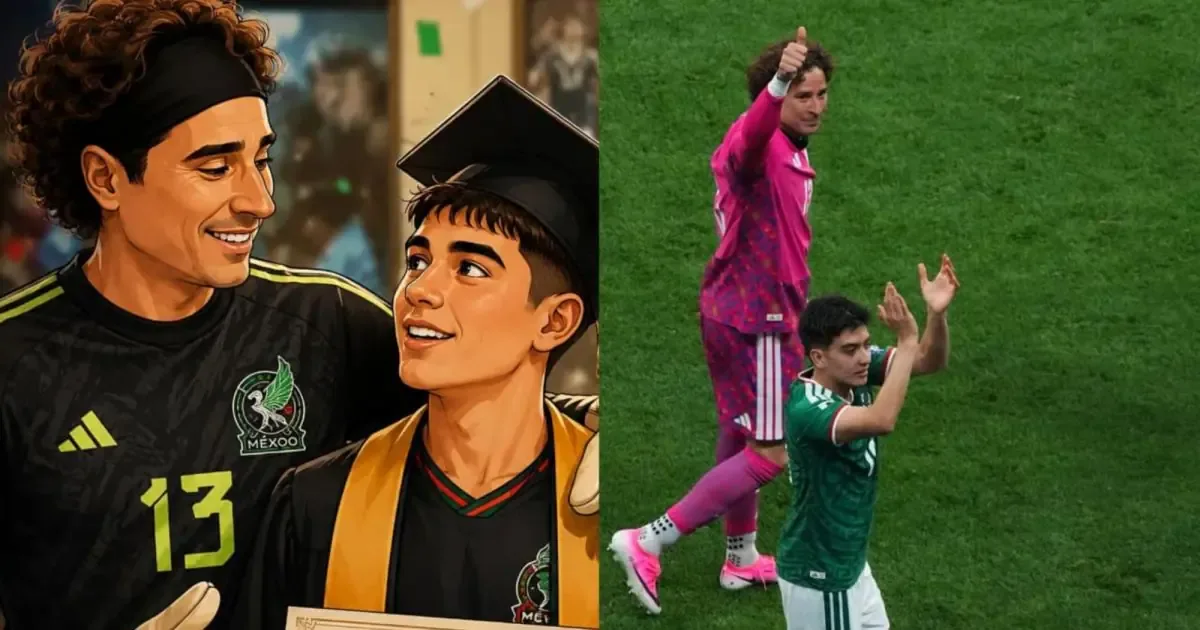 La celebración de la graduación de Gil Mora une a la selección mexicana y destaca la relación con la leyenda Guillermo Ochoa.
