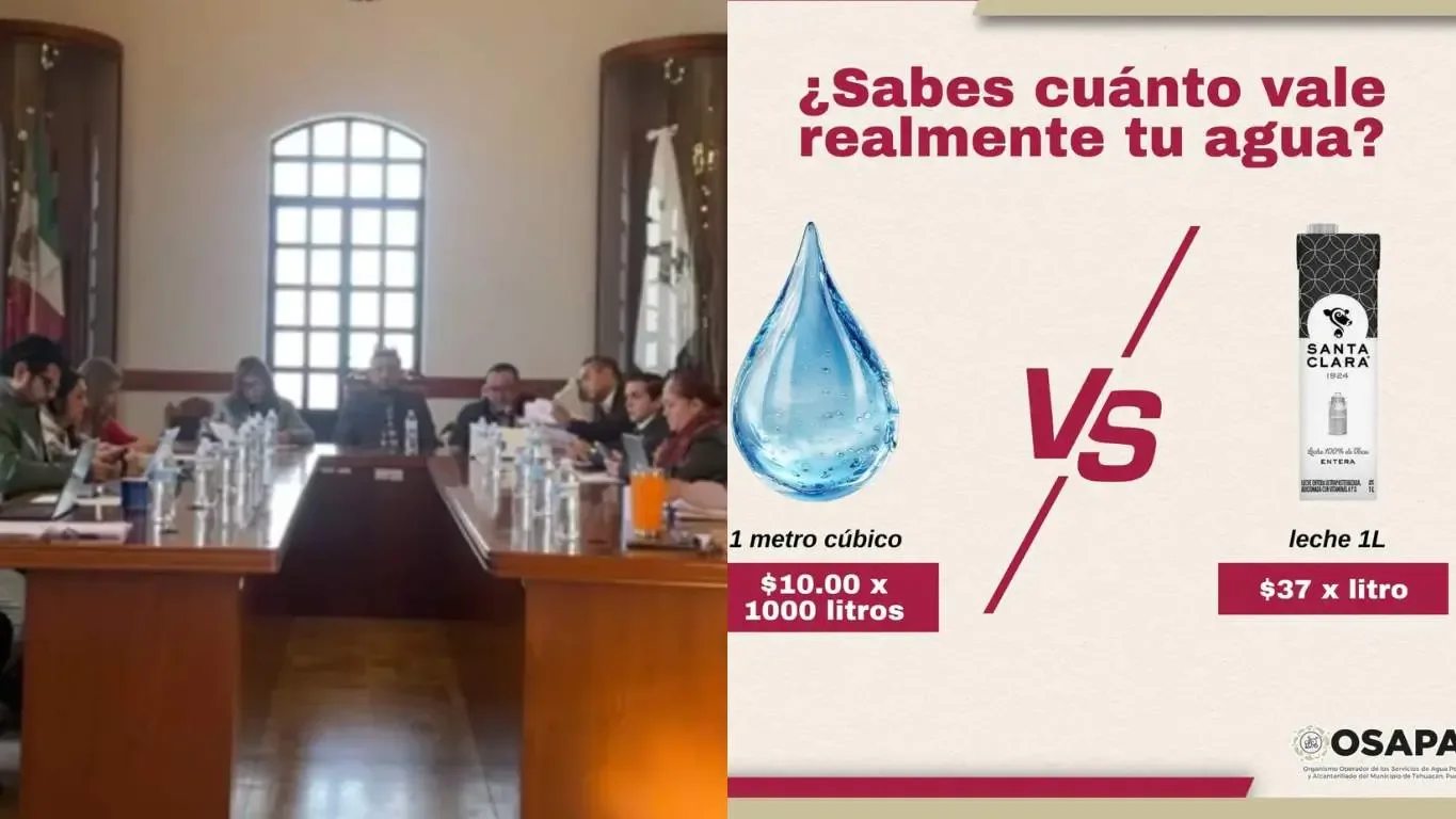 Habitantes de Tehuacán expresan su descontento por el aumento en tarifas de agua.