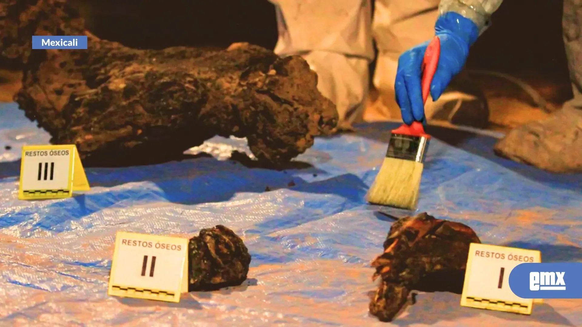 Hallazgo de la quinta fosa clandestina en la colonia Miguel A. de Baja California.