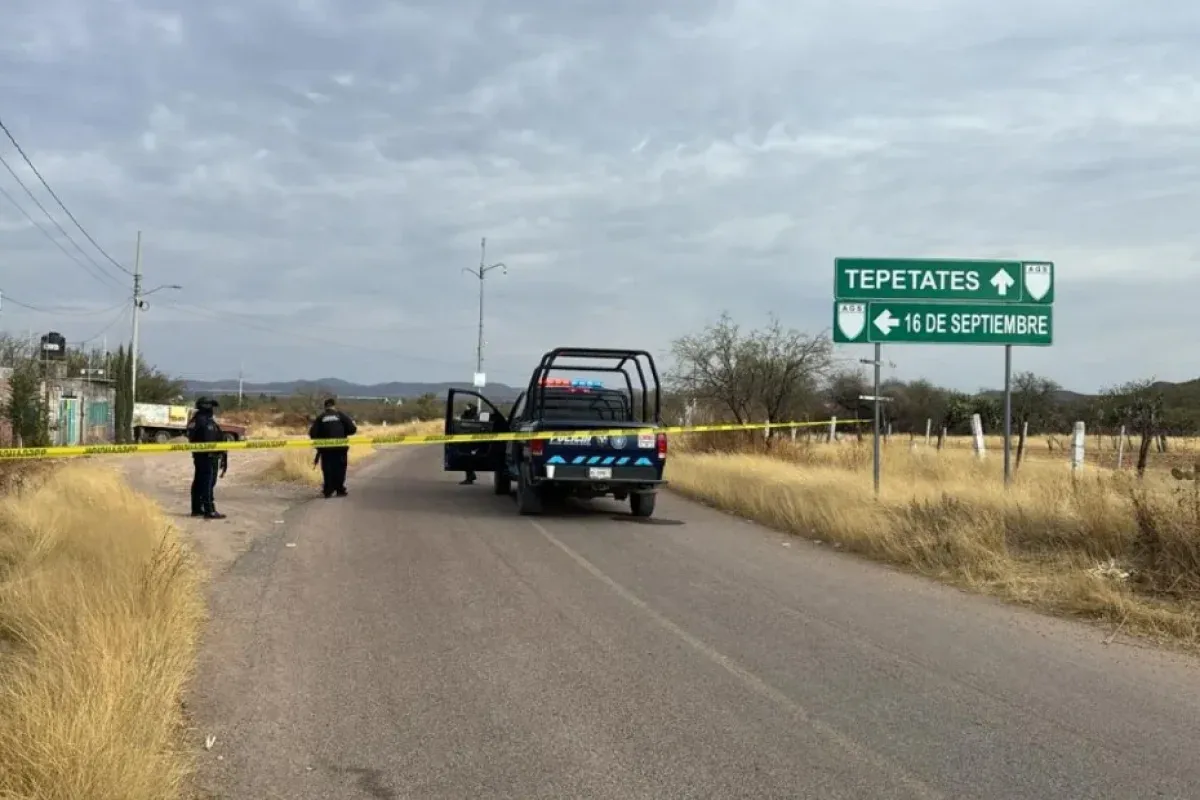 Hallazgo de restos de mujer en Tepezalá, Aguascalientes.