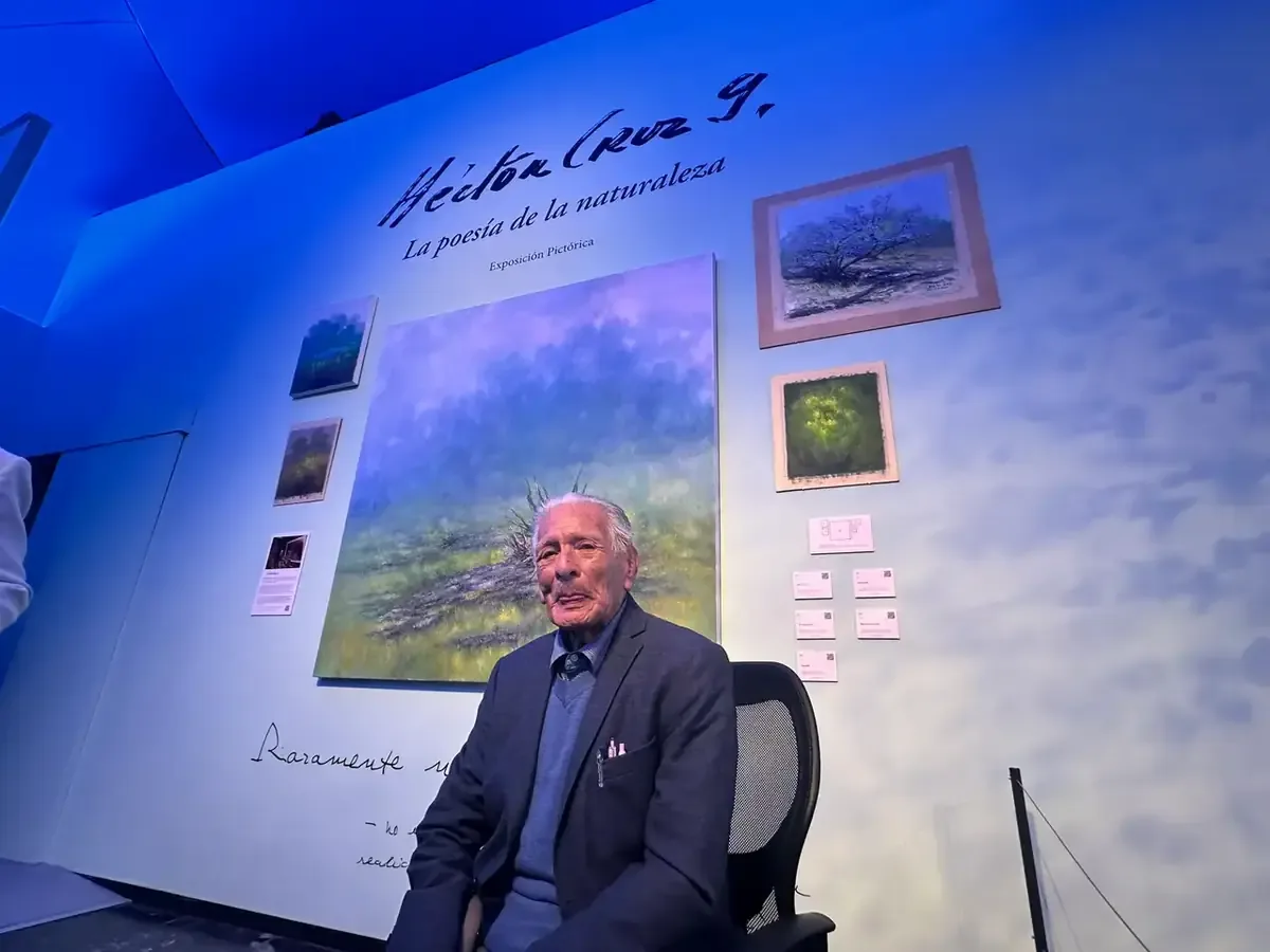 La nueva exposición del muralista celebra la vida y la luz en el arte.