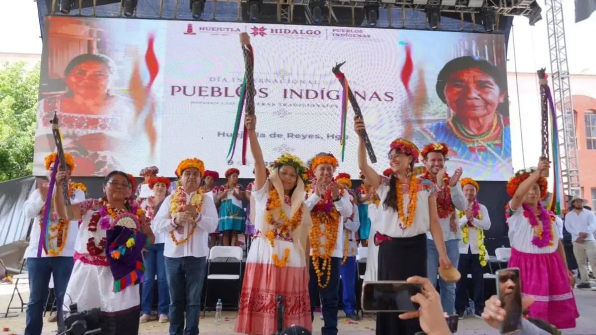 La conmemoración incluye la presentación de políticas para apoyar a comunidades indígenas en Hidalgo.