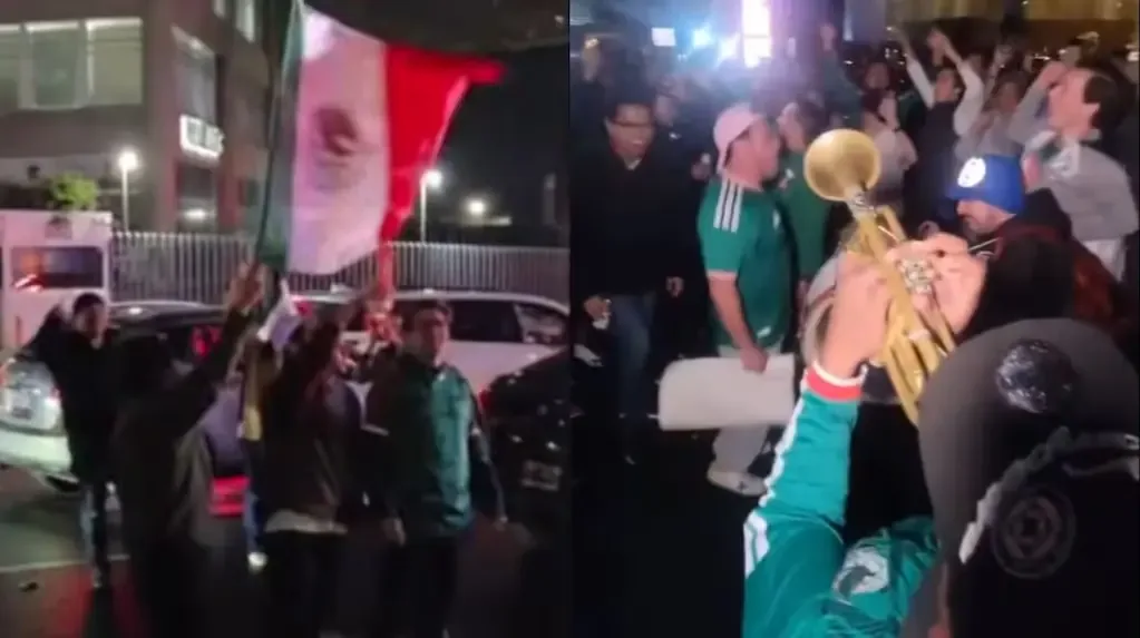 La noche previa al partido entre México y Ecuador se tornó ruidosa en Santa Fe, afectando el descanso del equipo rival.