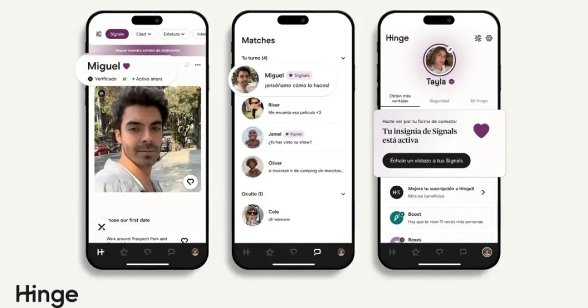 Hinge busca que sus usuarios tengan citas reales, no solo chats, en un mercado en crecimiento en México.