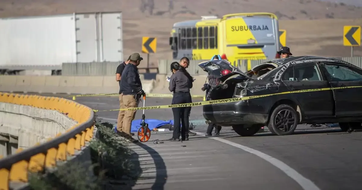 Un fatal accidente deja a un conductor sin vida en Baja California.