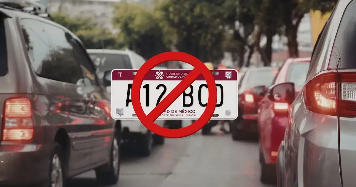 Este 4 de septiembre, autos con engomado azul están restringidos en la Ciudad de México y Edomex.