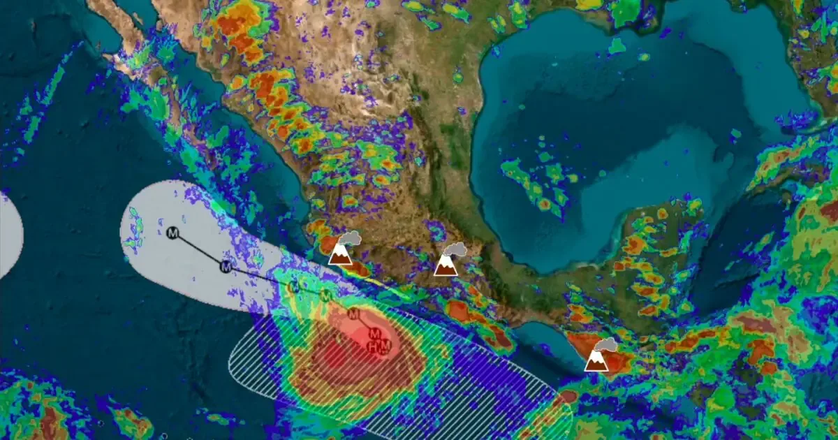 El huracán Polo ha intensificado su fuerza, lo que implica lluvias intensas y posibles inundaciones en varios estados.