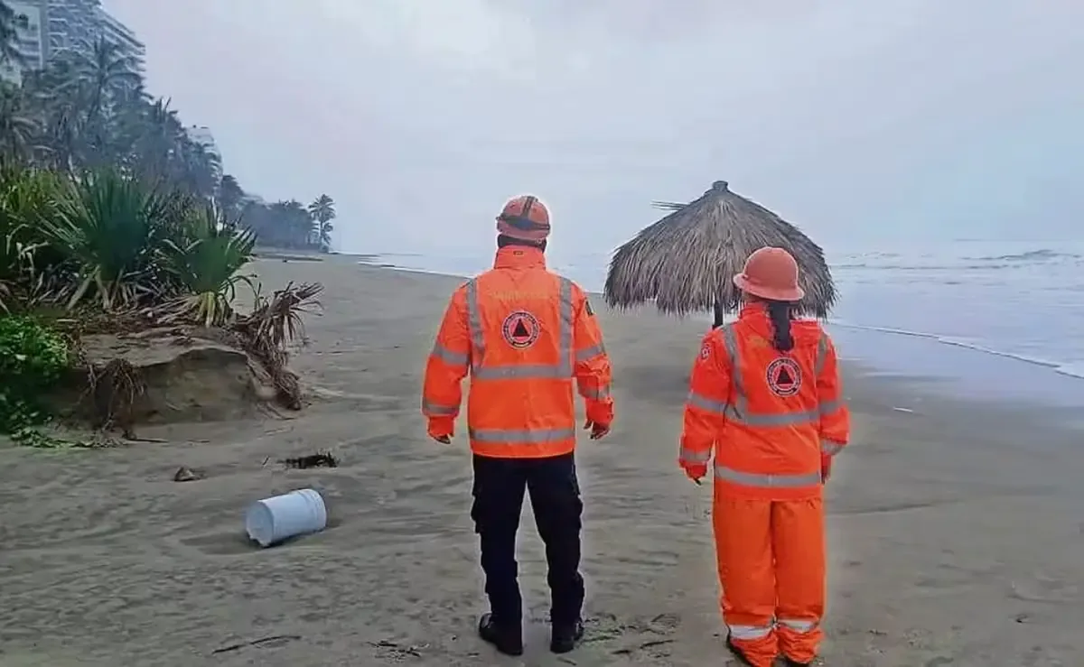 El fenómeno meteorológico provoca lluvias intensas y oleaje elevado en varias costas del país.