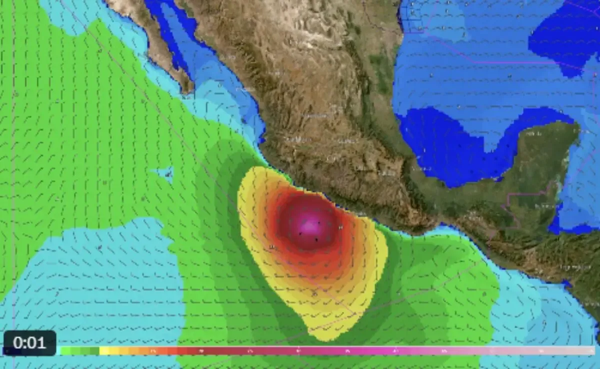Las rápidas condiciones del huracán Polo evocan el impacto del huracán Otis en 2023.