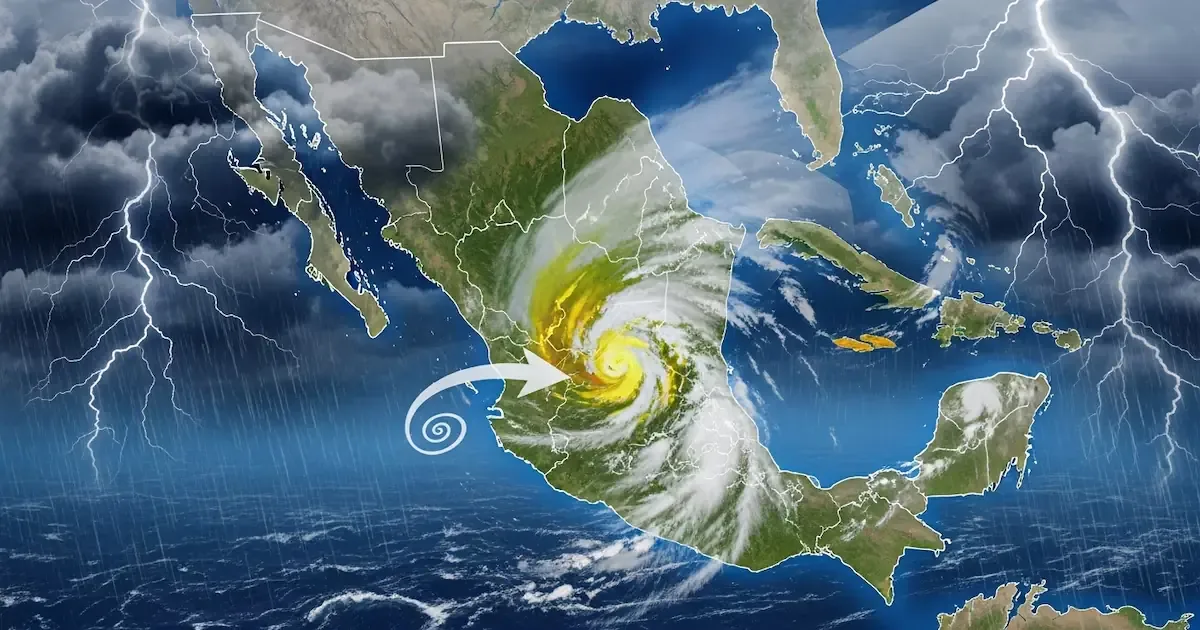 El clima en México se verá afectado por un huracán y un frente frío.