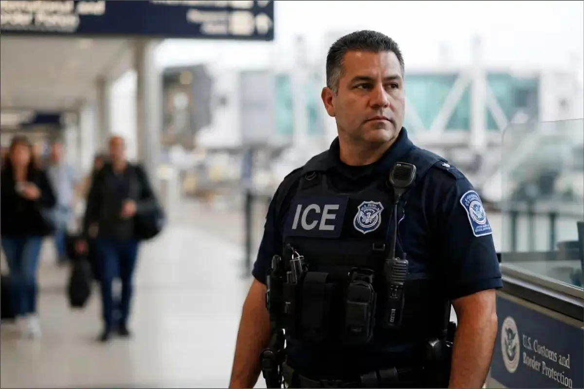 Las operaciones del ICE en aeropuertos han aumentado las detenciones en varios estados de Estados Unidos.