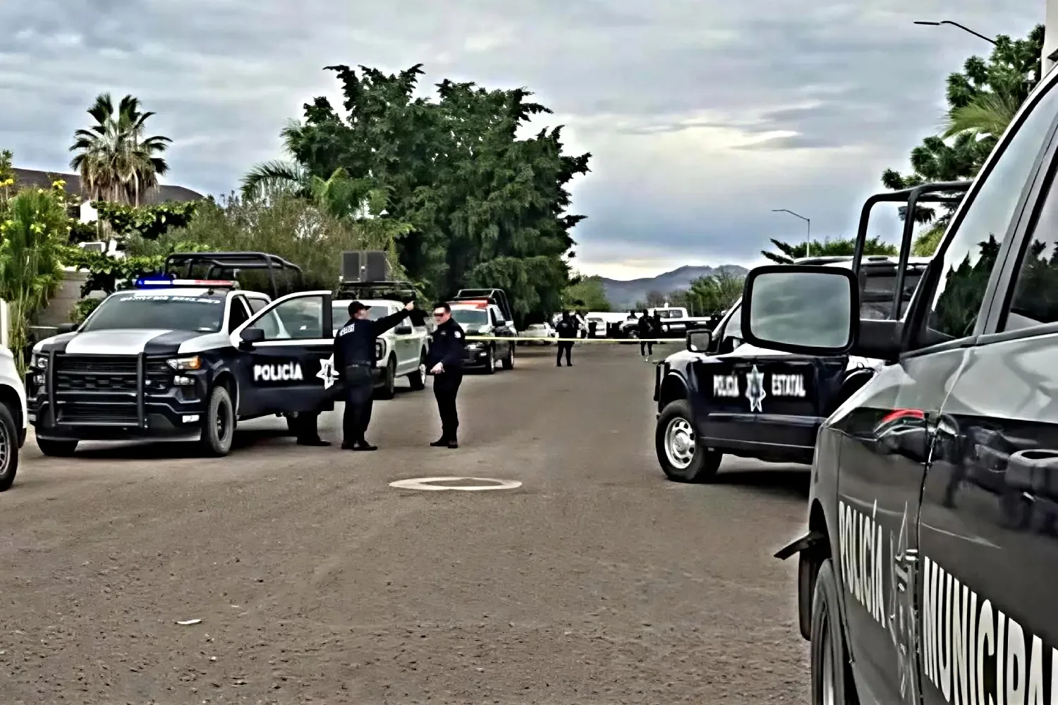 Impactos de bala en una vivienda tras ataque armado en La Paz.
