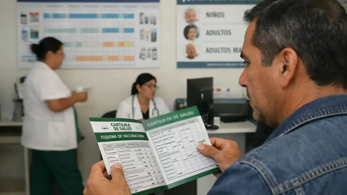 Importancia de la Cartilla Nacional de Vacunación frente al sarampión.