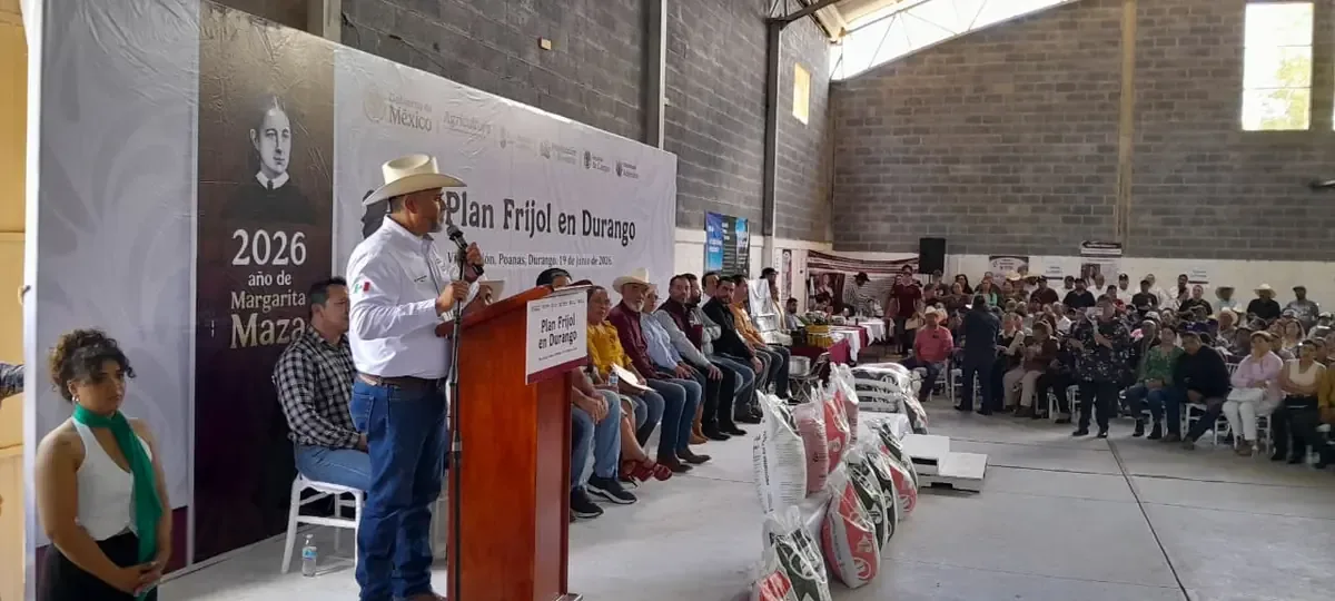 La Secretaría de Agricultura iniciará el Plan Frijol para potenciar la producción alimentaria en la región.