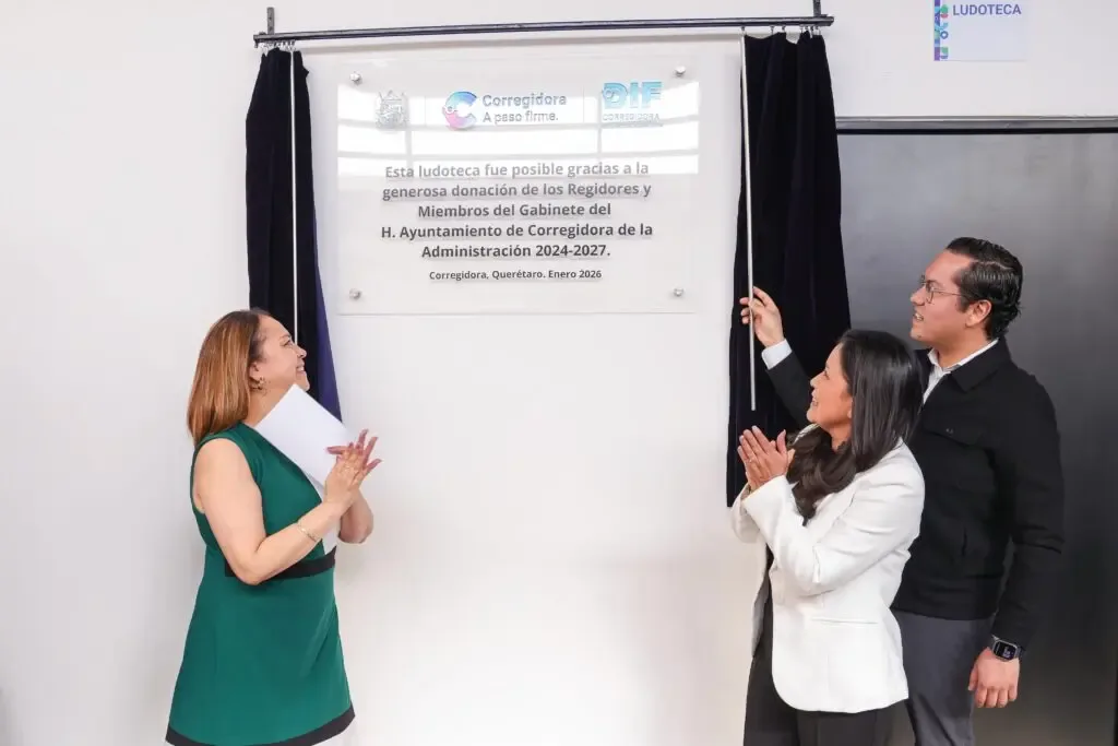 Inauguración de la ludoteca en el Centro de Atención a Grupos Vulnerables de Corregidora.