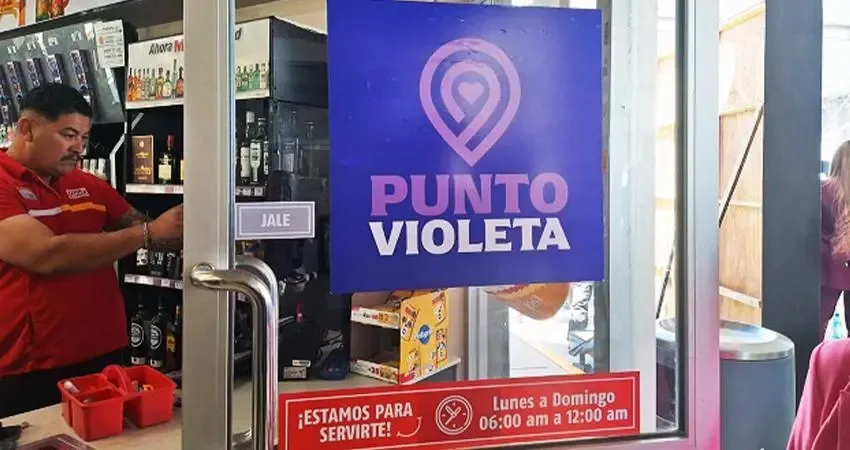 "Inauguración de Zonas Violeta en OXXO para apoyo a víctimas en BCS."