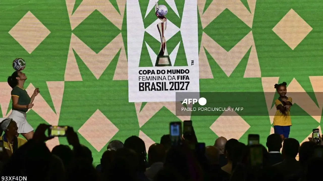 Inauguración del Mundial Femenino 2027 en Río de Janeiro, Brasil, con la participación de Marta.