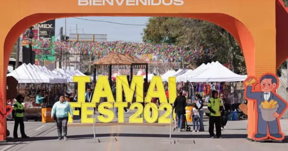 Inauguración del TamalFest 2026 por el alcalde Félix Arratia en Juárez.