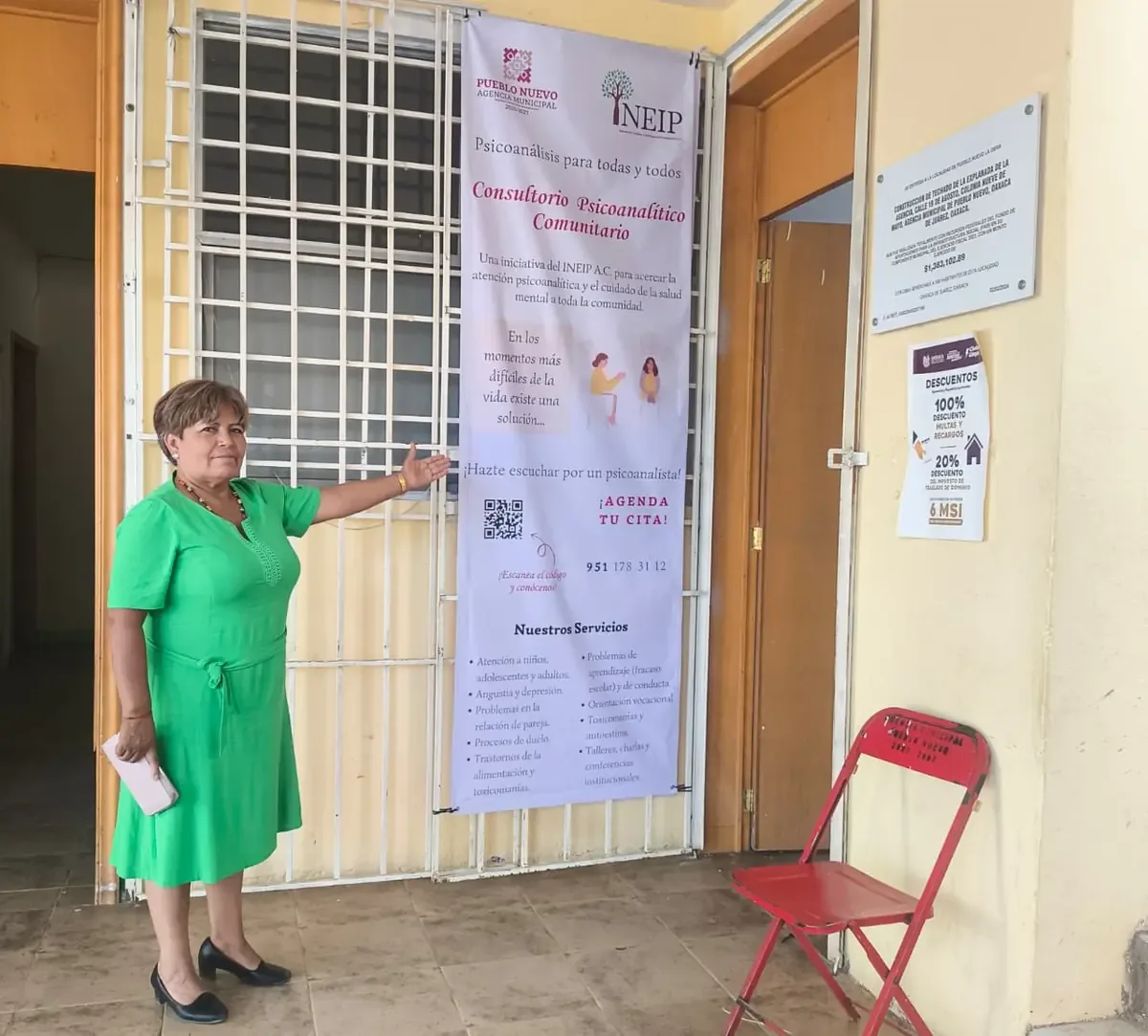 Este nuevo espacio busca mejorar la salud mental y el tejido social en la comunidad.