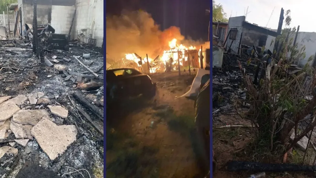 Una familia se queda sin hogar tras un incendio y busca ayuda económica y donaciones.
