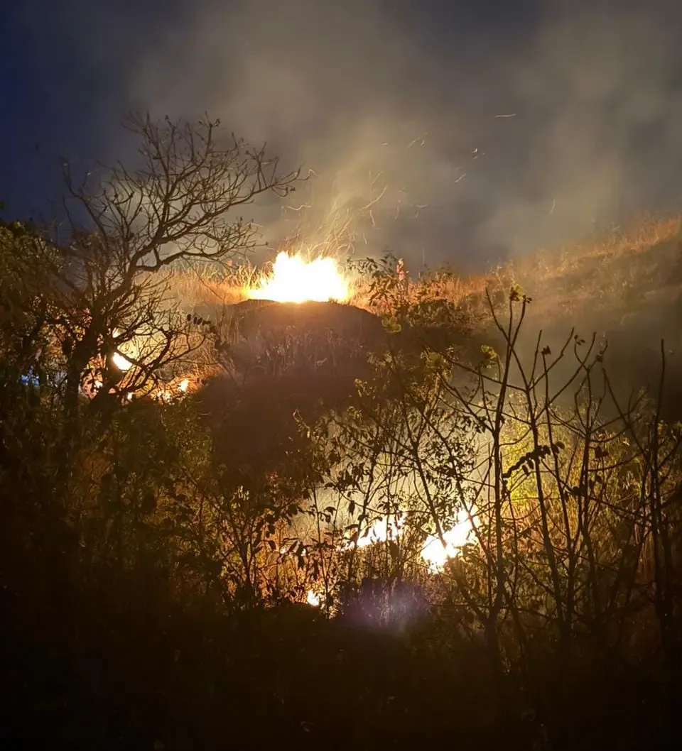 Incendio forestal en la colonia Alto Mirador, Acapulco, afectó 2 hectáreas.