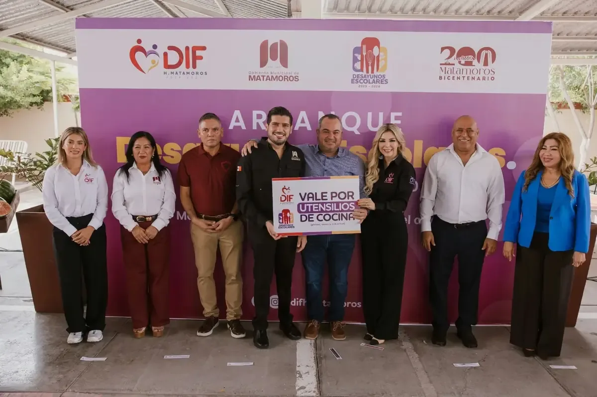 El alcalde Beto Granados impulsa una iniciativa que busca mejorar la alimentación de los estudiantes en Matamoros.