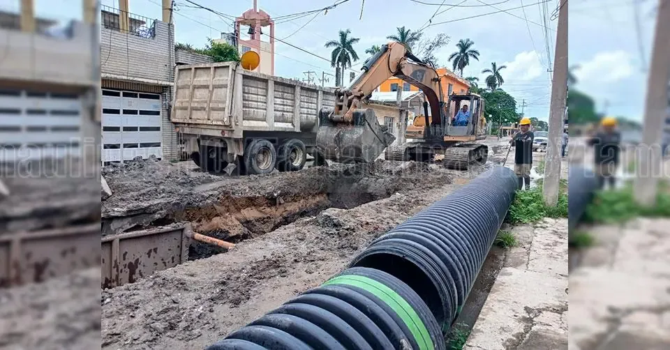 La mejora del drenaje busca prevenir afectaciones en la infraestructura urbana de Tampico.