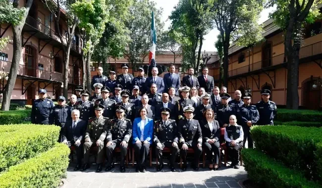 La SSPC refuerza la formación de mandos en seguridad pública en México.