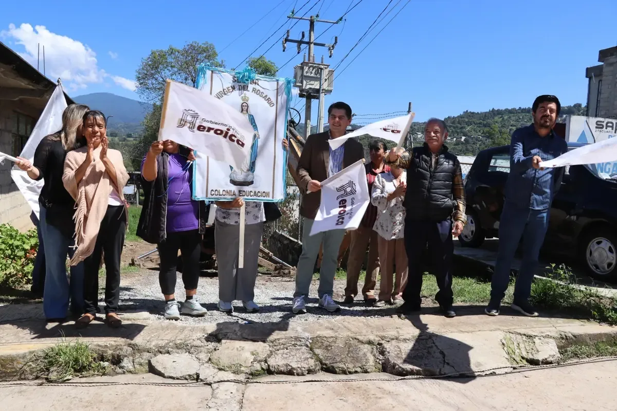 La obra busca mejorar las condiciones de circulación y acceso en Zitácuaro.