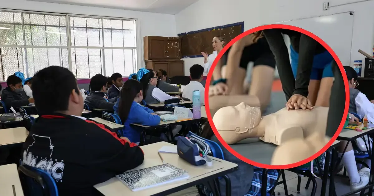 La capacitación en reanimación cardiopulmonar busca mejorar la respuesta ante emergencias médicas desde la infancia.