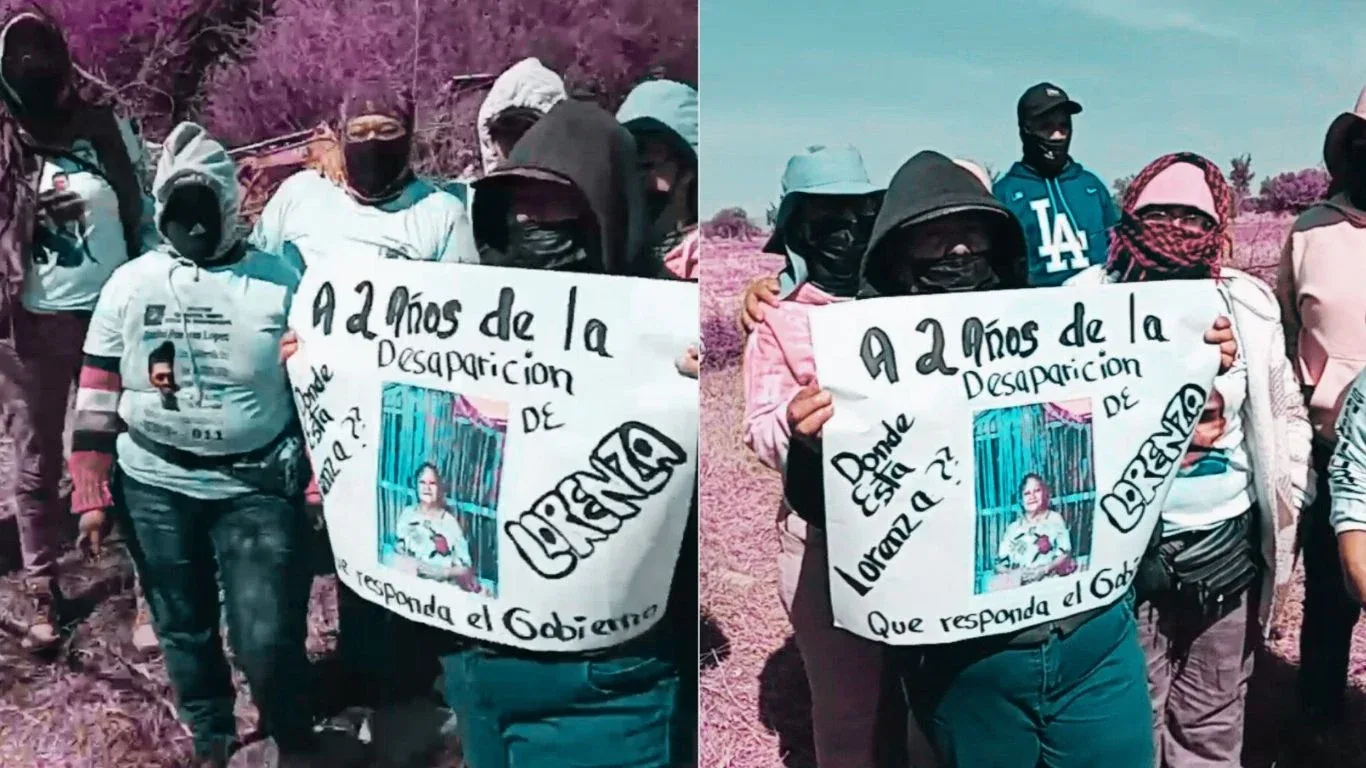 Integrantes del colectivo Salamanca Unidos exigen más esfuerzos en la búsqueda de Lorenza Cano.