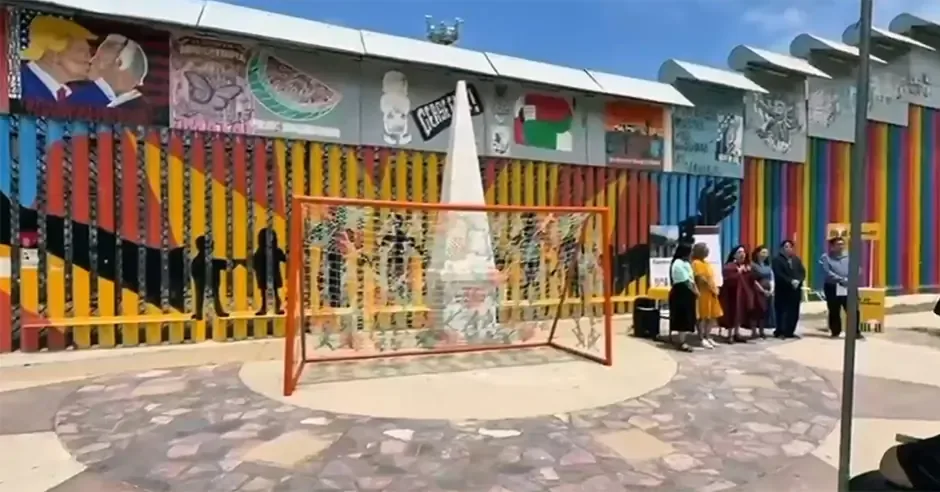 La obra "Tejiendo Redes" celebra la cultura migrante en el contexto del Mundial 2026.