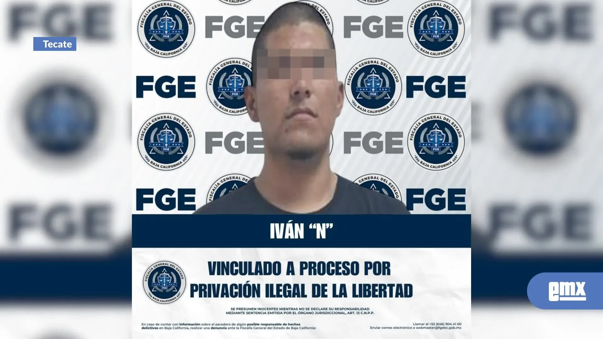 Intervención policial en el caso de secuestro en Tecate, Baja California.