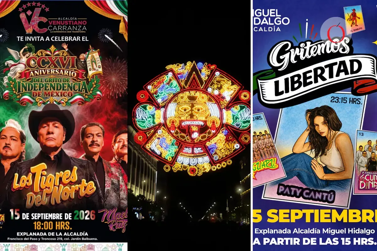 Las alcaldías de la CDMX preparan una variada cartelera gratuita para conmemorar el 15 de septiembre.