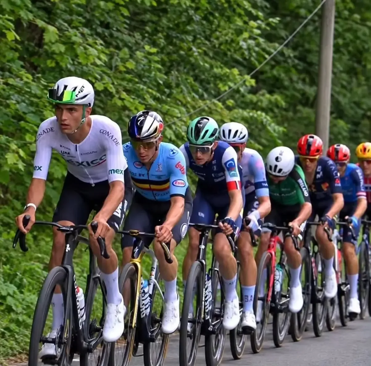 El ciclista mexicano logra su mejor posición en la historia de los Mundiales de Ruta.