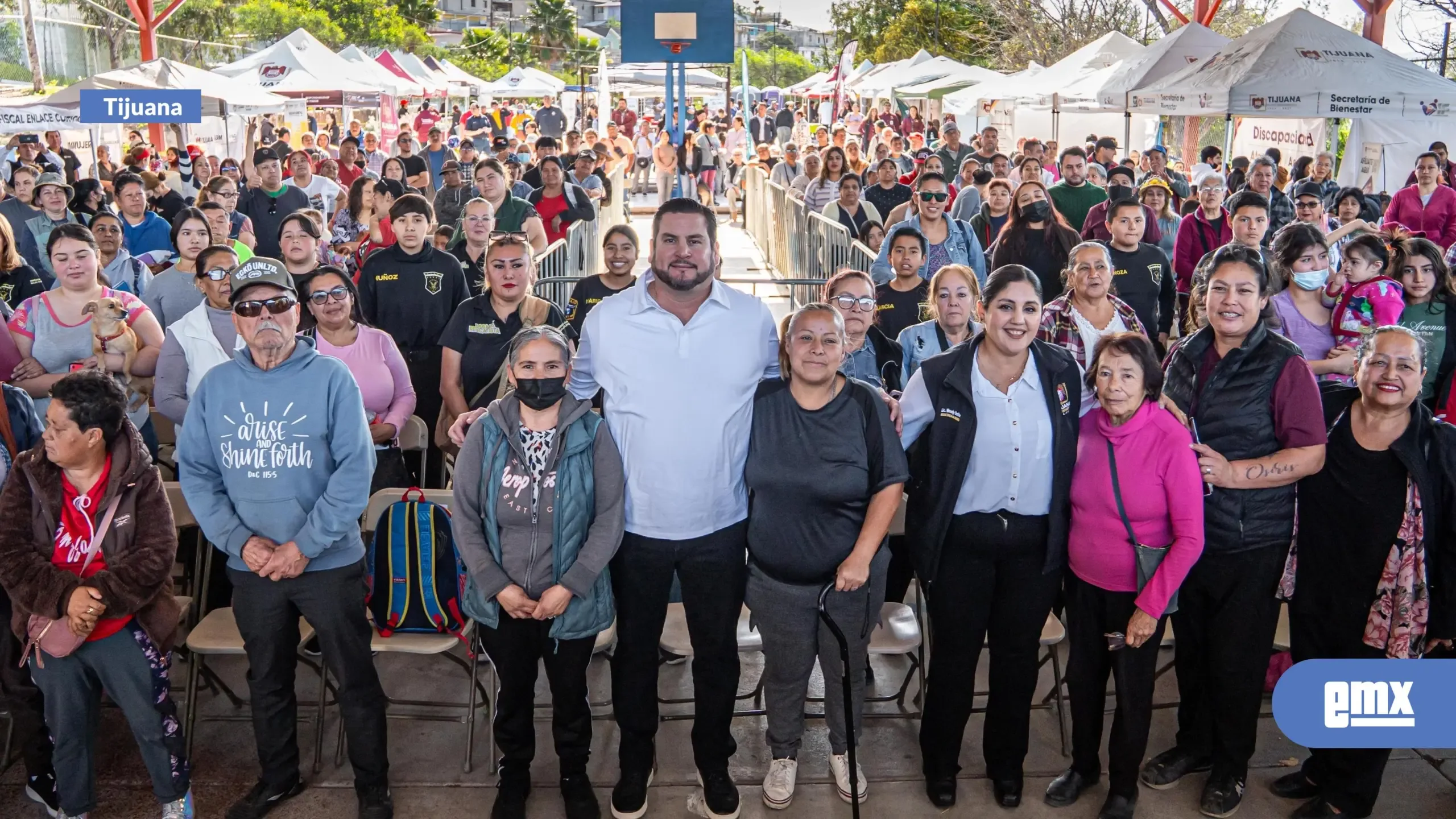 Ismael Burgueño Ruiz en la Jornada del Pueblo No. 50 en Tijuana.