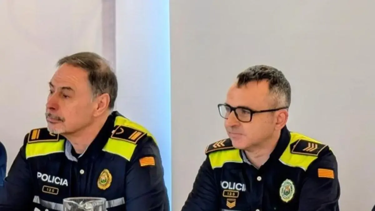 La jefatura de la Policía Local de Santa Coloma cambia de mando tras dos años de gestión de Francesc Barral.