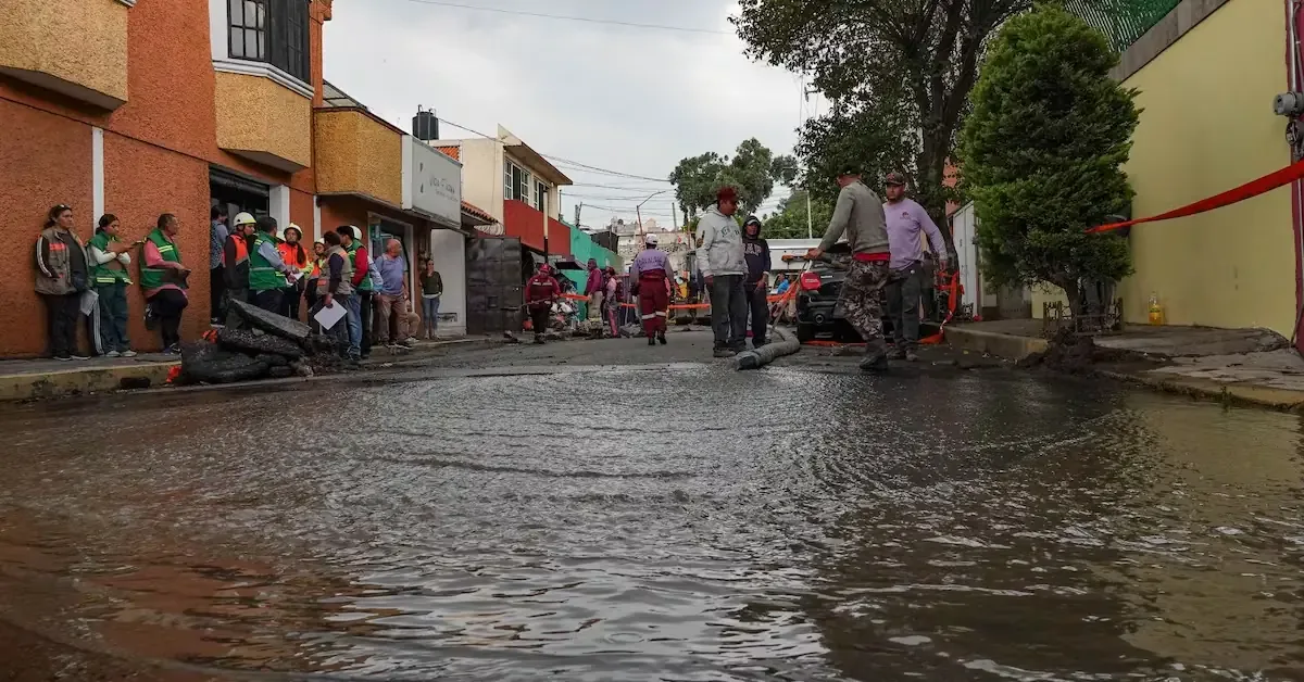 La alcaldía implementará apoyo para los afectados por la mega fuga de agua.